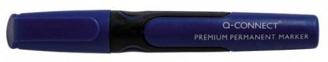 Q-CONNECT premium permanent marker, 3 mm, ronde punt, blauw