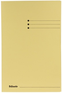Esselte dossiermap geel, folio
