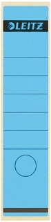 Leitz rugetiketten 6,1 x 28,5 cm, blauw