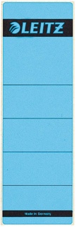 Leitz rugetiketten 6,1 x 19,1 cm, blauw