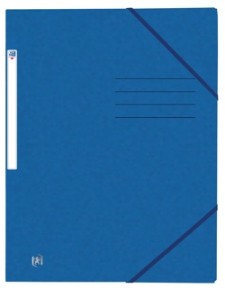 Oxford Top File+ elastomap uit karton, A4, blauw