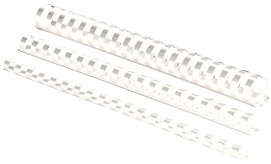 Fellowes bindruggen, pak van 100 stuks, 12 mm, wit