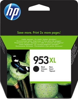 HP 953 XL Inkt Cartridge Zwart 2000 pagina s