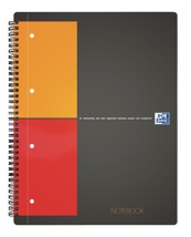 Oxford INTERNATIONAL Notebook, 160 bladzijden, A4+, geruit 5 mm