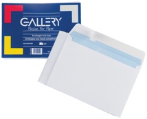 Gallery enveloppen 114 x 162 mm, stripsluiting, pak van 50 stuks