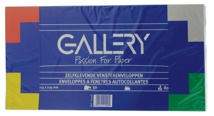 Gallery enveloppen 114 x 229 mm, met venster rechts, stripsluiting, pak van 50 stuks