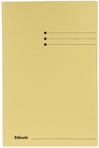 Esselte dossiermap geel, folio