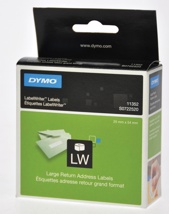 Dymo etiketten LabelWriter 25 x 54 mm, wit, 500 etiketten