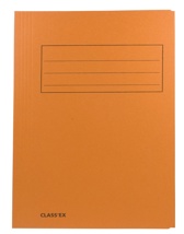 Class'ex dossiermap, 3 kleppen 23,7 x 32 cm (voor A4), oranje