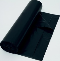 Vuilniszak 37 micron, 70 x 110 cm, 110-130 liter, zwart, rol van 25 stuks