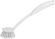 Afwasborstel uit witte plastic, 23 cm