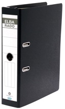 Elba Rado ordner, A4, uit karton, rug van 7,5 cm, zwart