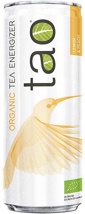 Tao Organic Tea Energizer Lemon, blik van 25 cl, pak van 24 stuks