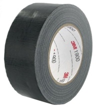 3M duct tape 1900, 50 mm x 50 m, zwart