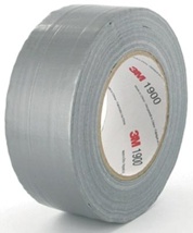 3M duct tape 1900, 50 mm x 50 m, zilver