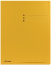 Esselte dossiermap geel, pak van 100 stuks