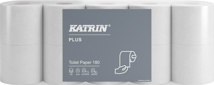 Katrin Plus toiletpapier, 4-laags, 180 vel per rol, pak van 10 rollen