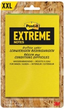 Post-it® Extreme Notes, 114 x 171 mm, 2 blokken van 25 blaadjes, geassorteerde kleuren
