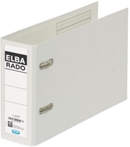 Elba Rado Plast ordner voor A5 dwars, wit, rug van 7,5 cm