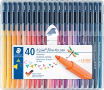 Staedtler viltstiTriplus Color, opstelbare box met 40 kleuren