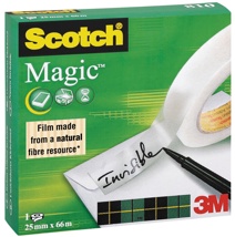 Scotch plakband Magic  Tape 25 mm x 66 m