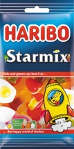 Haribo snoep Starmix, zak van 100 g