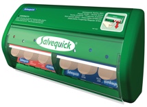 Salvequick pleisterautomaat, inclusief 45 plastic pleisters en 40 elastische pleisters