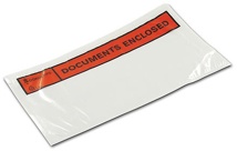 Paklijstenvelop Dokulops A5, 225 x 160 mm, doos van 1000 stuks, tekst: documents enclosed