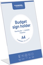 Europel folderhouder Budget, met L-voet, A4