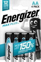 Energizer batterijen Max Plus AA/LR06/E91, blister van 4