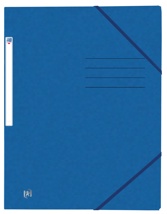 Oxford Top File+ elastomap uit karton, A4, blauw