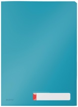 Leitz Cosy L-map met tabbladen, 3 compartimenten, A4,  PP van 200 micron, ondoorzichtig, blauw