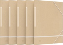 Oxford Touareg elastomap uit karton, A4, beige