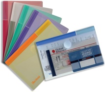 Tarifold documentenmap Collection Color voor A6 (165 x 109 mm), pak van 6 stuks