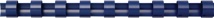 Fellowes bindruggen, pak van 100 stuks, 6 mm, blauw