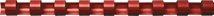 Fellowes bindruggen, pak van 100 stuks, 14 mm, rood