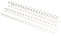 Fellowes bindruggen, pak van 50 stuks, 25 mm, wit