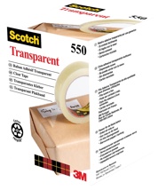 Scotch transparante tape 550 19 mm x 66 m