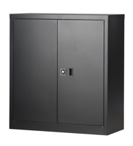Bisley draaideurkast, 100 x 91,4 x 40 cm (h x b x d), 1 legbord, zwart