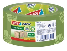 Tesapack eco & strong ecoLogo, 50 mm x 66 mm, PVC, groen