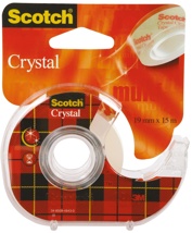 Scotch plakband Crystal 19 mm x 15 m