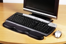 Kensington polssteun voor toetsenbord, met gelvulling, zwart