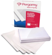 Pergamy thermische omslagen A4, 1,5 mm, pak van 100 stuks, wit