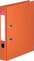 Pergamy ordner, voor A4, volledig uit PP, rug van 5 cm, oranje