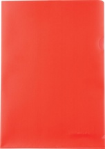 Pergamy L-map, A4, PP van 120 micron, pak van 25 stuks, rood