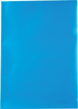 Pergamy L-map, A4, PP van 120 micron, pak van 25 stuks, blauw
