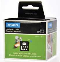 Dymo etiketten LabelWriter 70 x 54 mm, wit, 320 etiketten