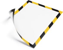 Durable Duraframe Magnetic Security A4, geel/zwart, 5 stuks