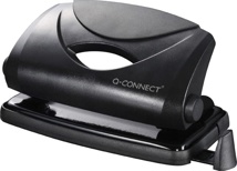 Q-CONNECT perforator Light Duty, 10 blad, zwart