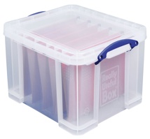 Really Useful Box opbergdoos35 liter, transparant